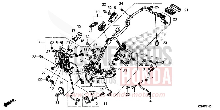 KABELBAUM von Forza 300 MAT PEARL COOL WHITE (NHB44) von 2019